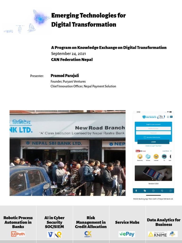 Digital Transformation in Emerging Tech | PDF | Artificial Intelligence ...