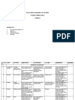 English Scheme Form 3