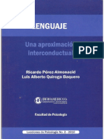 Pérez Almonacid y Quiroga Baquero Lenguaje Una Aproximacion Interconductual