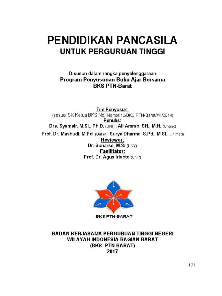 Buku Bersama Ajar Pendidikan Pancasila Pdf