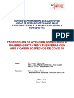 Protocolos de Atencion A Mujeres Gestantes - Ultimo