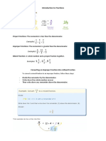 Introduction To Fractions