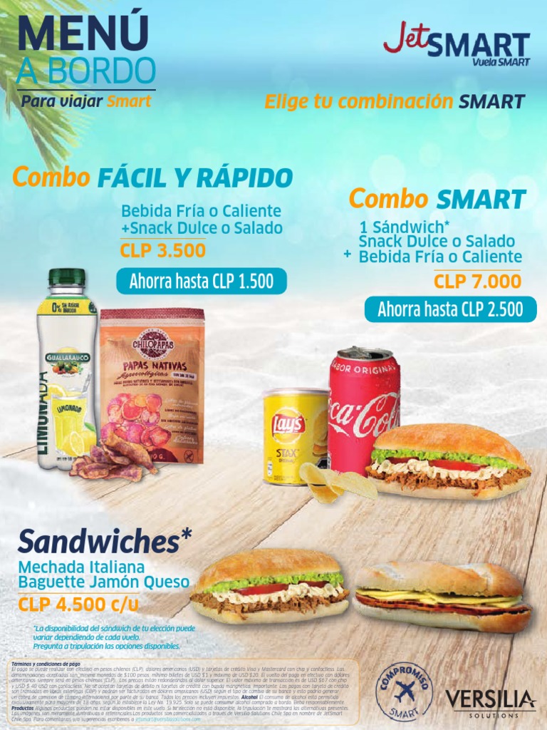 Menu A Bordo | PDF | Tarjeta de débito | Mercado de divisas