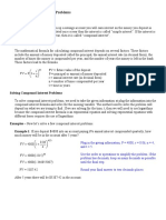 Solving Compound Interest Problems