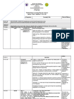 Weekly Home Learning Plan For Grade 6