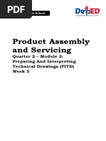 Product Assembly and Servicing: Quarter 2 - Module 3: Preparing and Interpreting Technical Drawings (PITD) Week 5