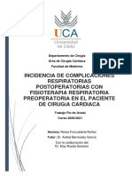 Proceso de Cuidado de Enfermería para Pacientes Pretérmino Con Respiratoria Preoperatoria