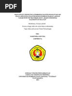 Contoh Pengajuan Proposal Tugas Akhir