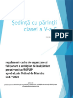 Ședință Cu Părinții 5 C