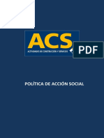 Politica de Accion Social Grupo Acs