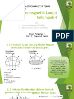 Medan Elektromagnetik Lanjut Kelompok 4: Program Studi Magister Teknik Elektro