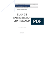 Plan de Emergencia y Contingencia