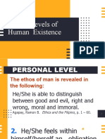 Module 3 Ethical Levels of Human Existence