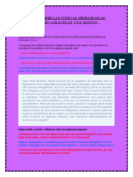 Conocemos Sobre Las Cuencas Hidrograicas para Su Cuidado Atraves de Una Gestion Responsable