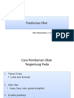 PEMBERIAN OBAT (INJEKSI)