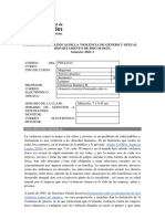 Programa Implicaciones Clinicas de La Violencia de Género y Sexual