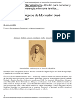 Apuntes Genealógicos de Monseñor José Joaquín Isaza Ruiz - Encantamiento Genealógico