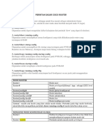 Perintah Dasar Cisco Router