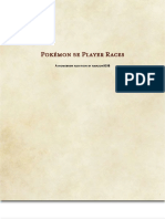 Pokemon 5e - Player Races
