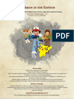 Pokemon 5e PHB - Gen I - VI