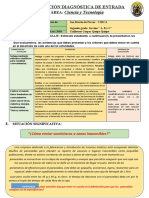 Evaluación Diagnóstica de Entrada: Ciencia y Tecnología