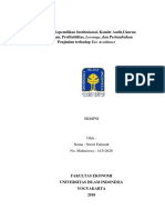 Pengaruh Kepemilikan Institusional, Komite Audit, Ukuran Perusahaan, Profitabilitas, Leverage, Pertumbuhan Penjualan Terhadap Tax Avoidance