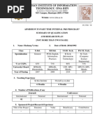 PHD Proposal Part Time