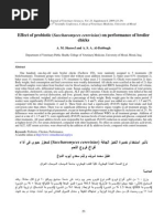 Download effect of probioticsaccharomyces cerevisiaeon performance of broiler chicks by Hien Pham Van SN52854642 doc pdf
