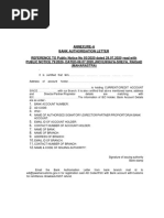 Bank Authorization Letter for AD Code | PDF