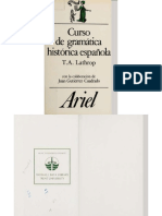 LATHROP - Curso de Gramática Histórica Española