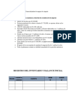 Registro Del Inventario Y Balance Inicia