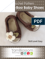 Yarn Blossom Boutique - Peek-a-Boo Baby Shoes