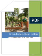 Green College Clean College: D .B. F. Dayanand College of Arts and Science, Solapur