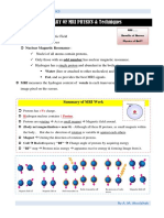 MRI Physics in 40 Characters