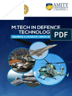 Mtech in Defence Technology