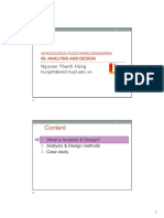 Analyzing Software Engineering Design