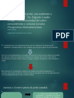 Colonialidad Del Poder, Eurocentrismo y América Latina