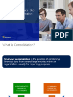 Microsoft Dynamics 365 Finance and Operation: Consolidation