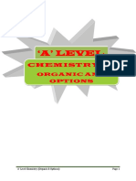 'A' Level Chemistry (Organic & Options)