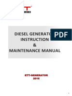 Diesal Generator Instruction Manual
