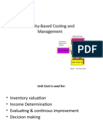 Activity-Based Costing and Management