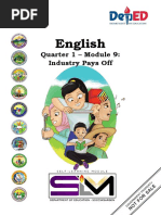 English: Quarter 1 - Module 9: Industry Pays Off