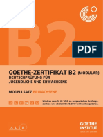 Goethe Modellsatz B2