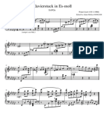 F.Liszt Klavierstück in E-Flat Minor S.692n