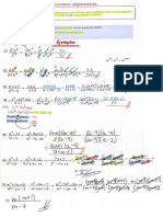 Multiplicación y División de Fracciones Algebraicas1