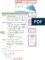 Adición y Sustracción de Fracciones Algebraicas.