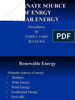 FINAL Presentation ON SOLAR ENERGY