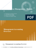 Management Accounting Overview