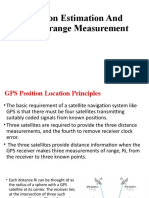 Position Estimation and Psuedorange Measurement PPT in Satellite Comm