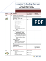 PM Checklist Large Projects v2.1